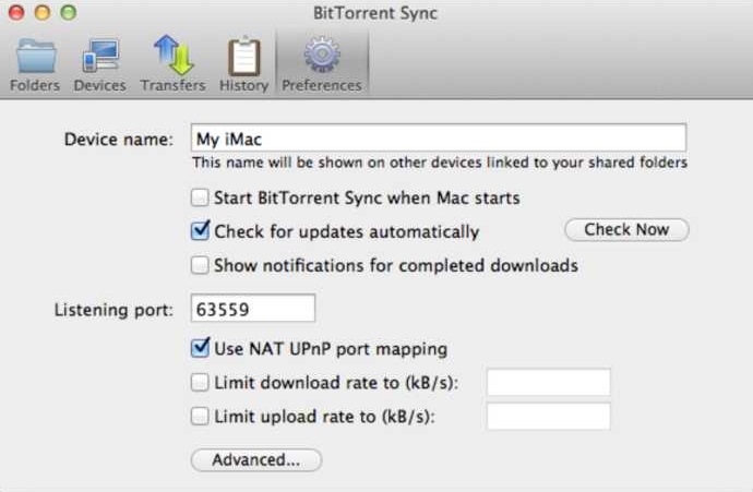 bittorrent sync remove folder