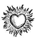 Freemasonry - Burning heart symbol - SUBLIME ELECT OF THE TWELVE degree - PRINCE AMETH - [Elu of the Twelve]