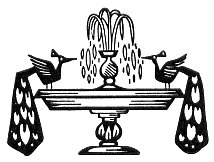 Freemasonry - fountain and birds symbol