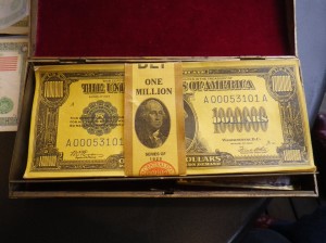 Some genuine Fed million dollar bills