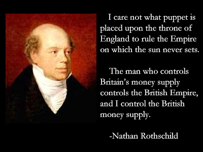 Человек, который контролирует поставку денег Британии, контролирует Британскую империю, и я контролирую поставку денег
