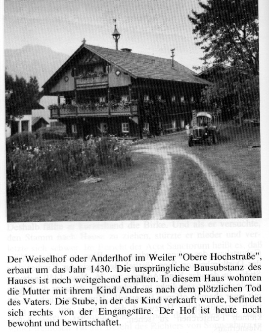 The Weiselhof, or Anderlhof, in the Weiler - Jewish Ritual Murder by Hellmut Schramm