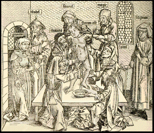The Murder of Simon of Trent (1475) - from Jewish Ritual Murder by Hellmut Schramm