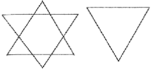 'Звезда Давида' и равносторонний треугольник направленный вершиной вниз - Николай Боголюбов - ТАЙНЫЕ ОБЩЕСТВА XX ВЕКА