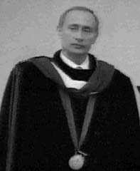 В.В. Путин с медалью