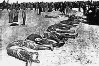 Mass executions in Russia by Trotsky and Bela Kun