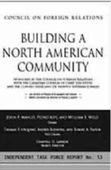 Building a North American Community - book cover