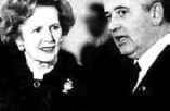 Mikhail Gorbachev and Margaret Thatcher