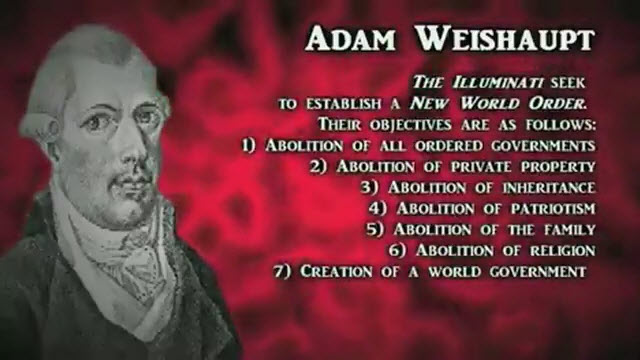 Adam Weishaupt - Illuminati NWO Plan