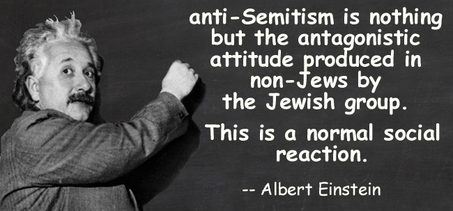 Einstein anti-semitism quote