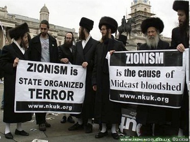 Hassids: Zionism is State Organized Terror. Zionism is the cause of Mideast bloodshed