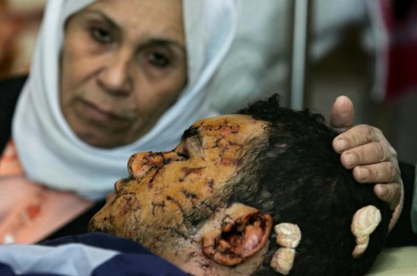 Palestinian mother and her murdered son