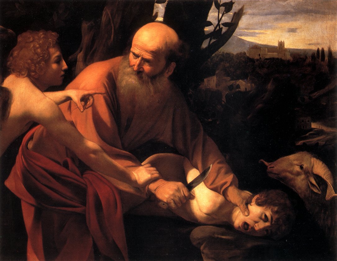 Caravaggio: Abraham about to sacrifice Isaac - Jewish Ritual Murder by Hellmut Schramm