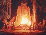 Cremation of Care ceremony at Bohemian Grove