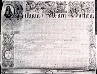 The Charter of the Bank of England (1694)